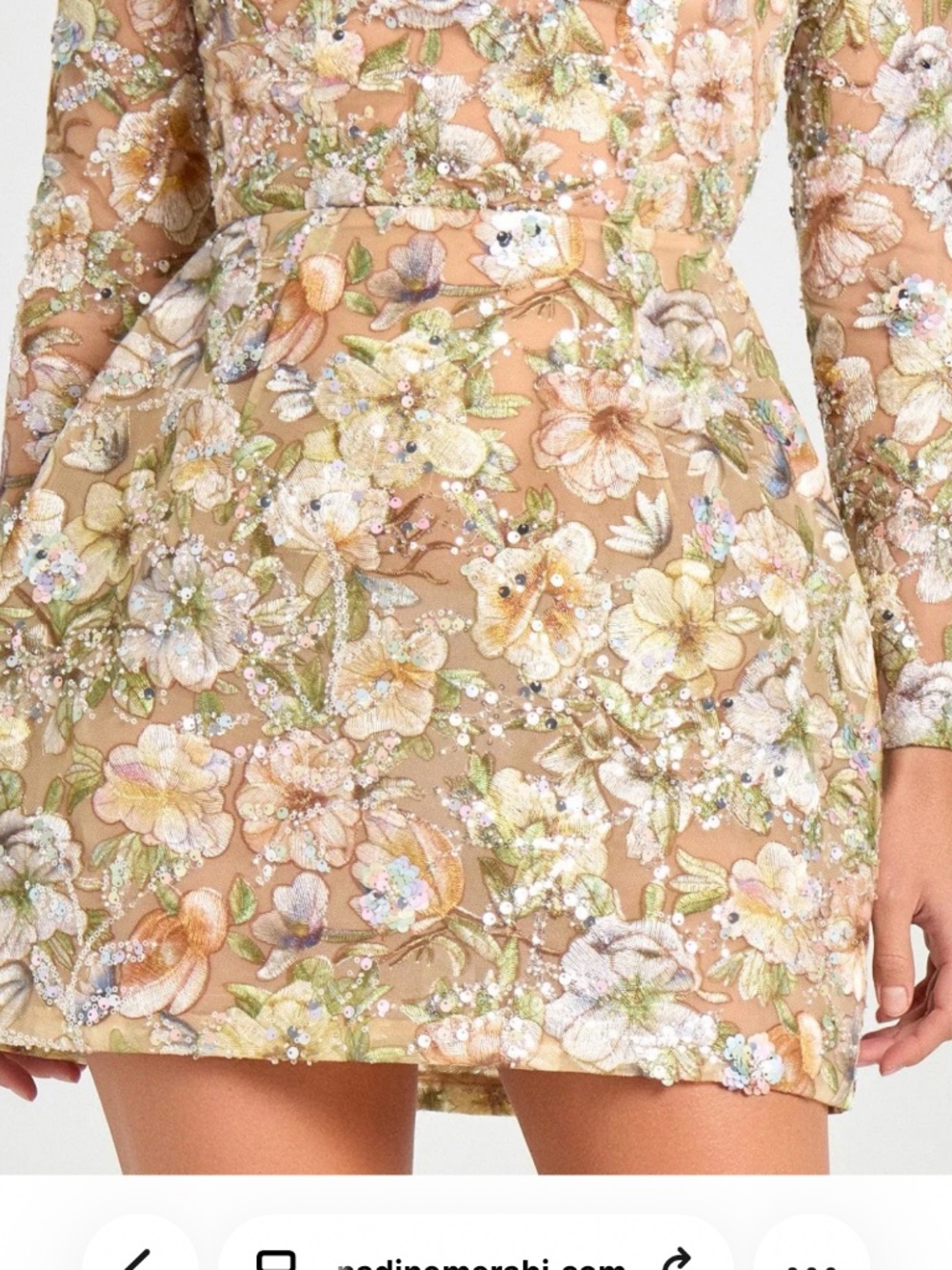Nadine Merabi Sienna Floral Dress